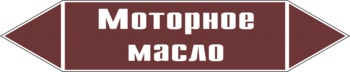 Маркировка трубопровода "моторное масло" (пленка, 358х74 мм) - Маркировка трубопроводов - Маркировки трубопроводов "ЖИДКОСТЬ" - Магазин охраны труда ohranatruda-shop.ru