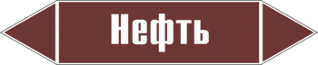 Маркировка трубопровода "нефть" (пленка, 126х26 мм) - Маркировка трубопроводов - Маркировки трубопроводов "ЖИДКОСТЬ" - Магазин охраны труда ohranatruda-shop.ru